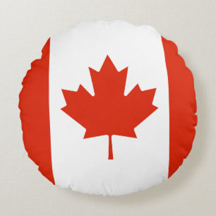 Flag of Canada Round Cushion