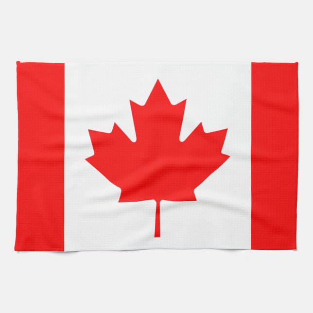 Flag of Canada Tea Towel (Horizontal)