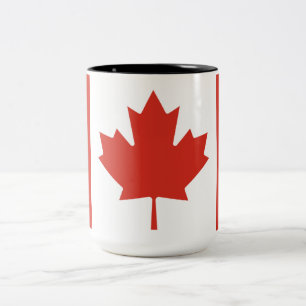Flag of Canada Two-Tone Coffee Mug