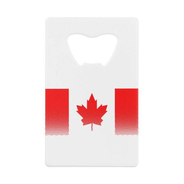 Flag Of Canada With Halftone Effect (Front)