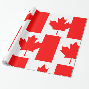 Flag of Canada Wrapping Paper