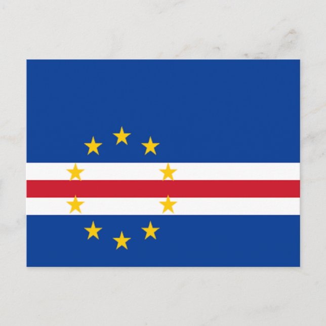 Flag of Cape Verde Postcard (Front)
