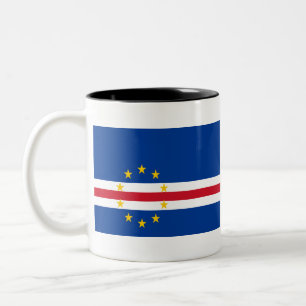 Flag of Cape Verde Two-Tone Coffee Mug