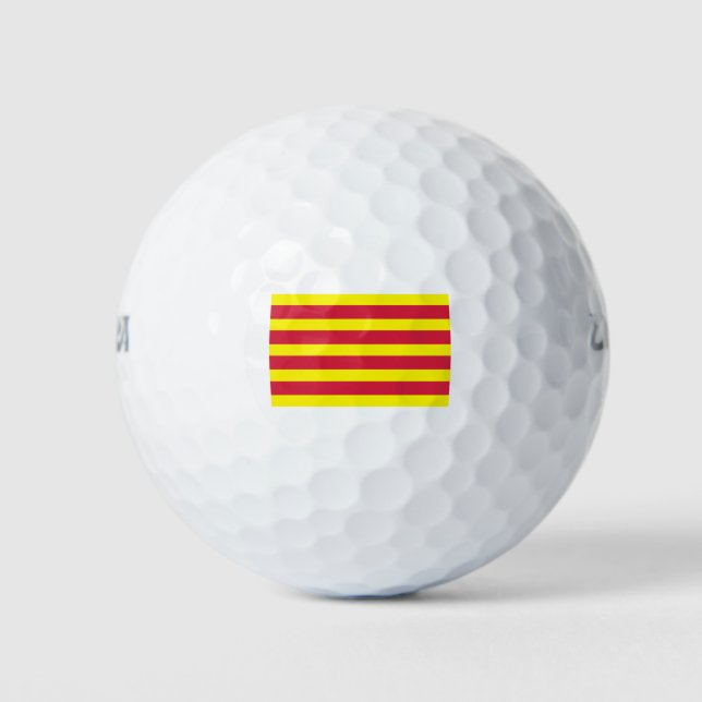 Flag of Catalonia Golf Balls (Front)