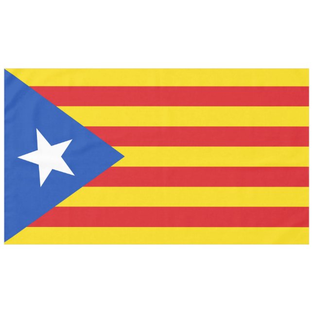 Flag of Catalonia Tablecloth (Front (Horizontal))