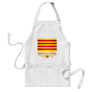 Flag of Cataluna (Catalonia) Standard Apron