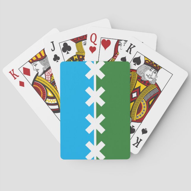 Flag of Cedar Park, Texas Playing Cards (Back)