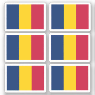 Flag of Chad - a collection Sticker