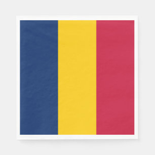 Flag of Chad (African Country) Napkin