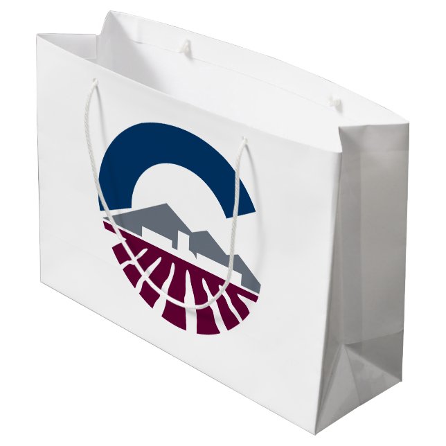 Flag of Chandler, Arizona Large Gift Bag (Back Angled)