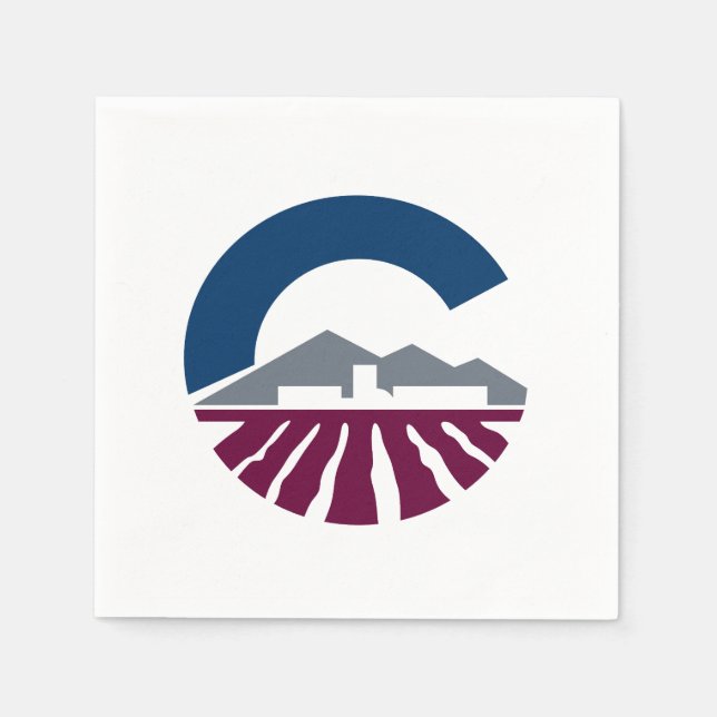 Flag of Chandler, Arizona Napkin (Front)