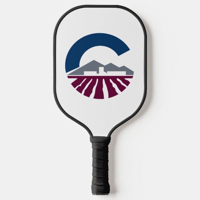 Flag of Chandler, Arizona Pickleball Paddle (Front)