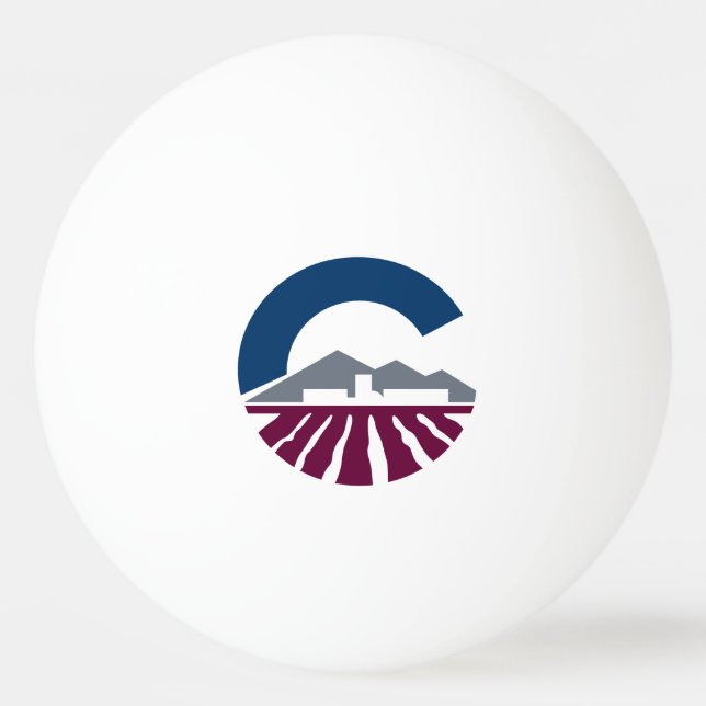 Flag of Chandler, Arizona Ping Pong Ball (Front)