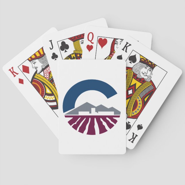 Flag of Chandler, Arizona Playing Cards (Back)