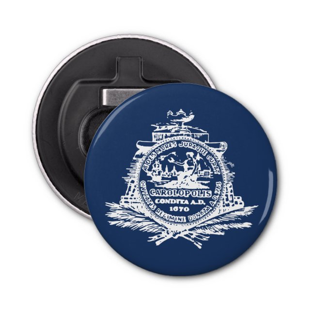 Flag of Charleston, South Carolina Bottle Opener (Front)