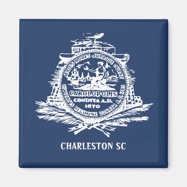 Flag of Charleston, South Carolina Magnet (Front)