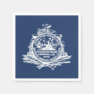 Flag of Charleston, South Carolina Napkins