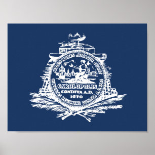 Flag of Charleston, South Carolina Poster