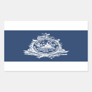 Flag of Charleston, South Carolina Rectangular Sticker