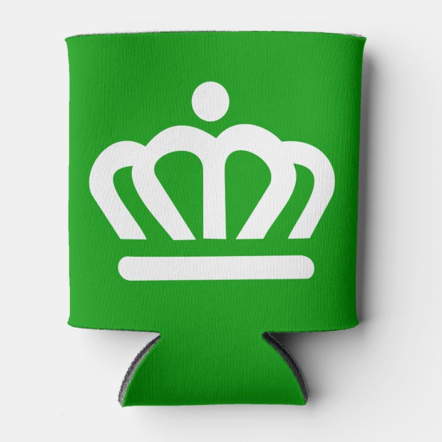 Flag of Charlotte, North Carolina Can Cooler (Front)