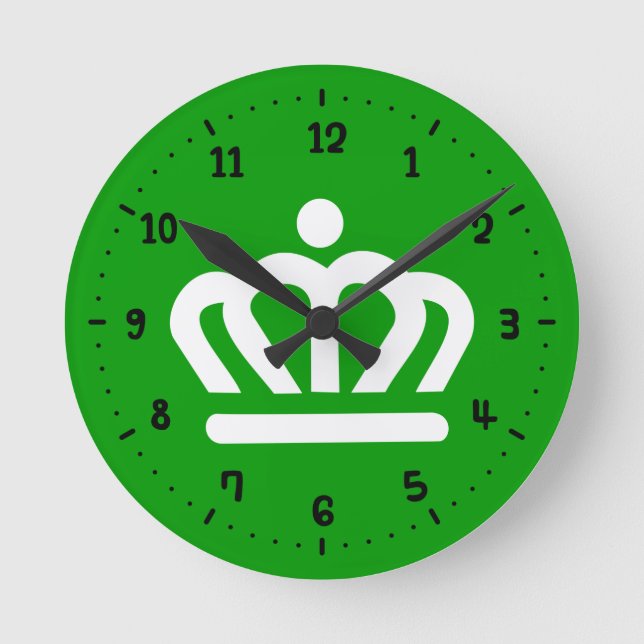 Flag of Charlotte, North Carolina  Clock (Front)