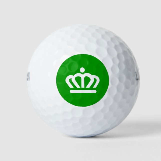 Flag of Charlotte, North Carolina Golf Balls (Front)
