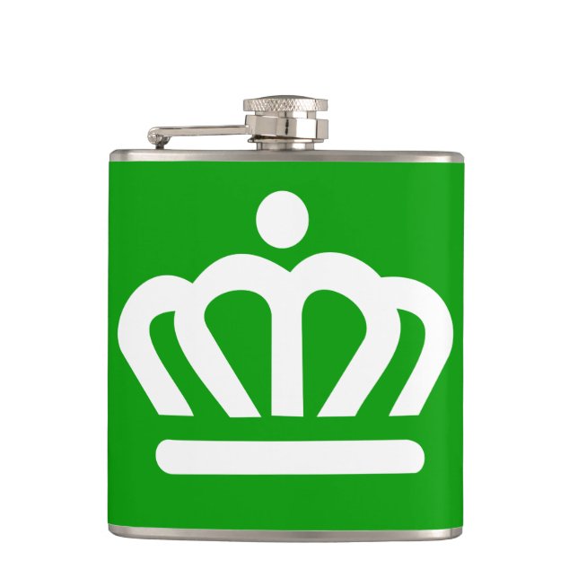 Flag of Charlotte, North Carolina Hip Flask (Front)