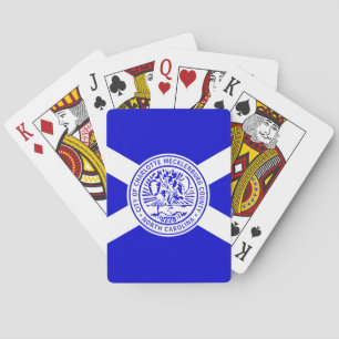Flag of Charlotte, North Carolina Playing Cards