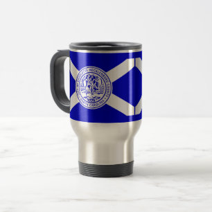 Flag of Charlotte, North Carolina Travel Mug