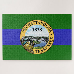 Flag of Chattanooga (Tennessee) Jigsaw Puzzle