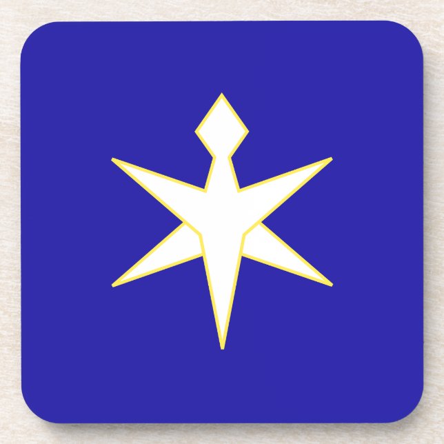 Flag of Chiba Prefecture, Japan Coaster (Front)