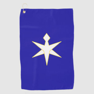 Flag of Chiba Prefecture, Japan Golf Towel