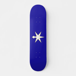 Flag of Chiba Prefecture, Japan Skateboard