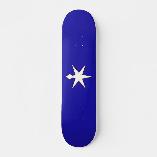 Flag of Chiba Prefecture, Japan Skateboard (Front)