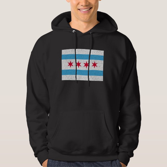 Flag of Chicago Hoodie (Front)