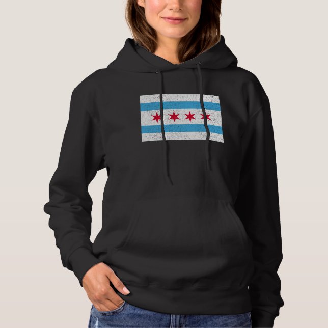 Flag of Chicago Hoodie (Front)