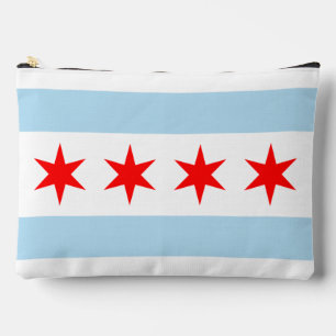 Flag of Chicago, Illinois  Accessory Pouch