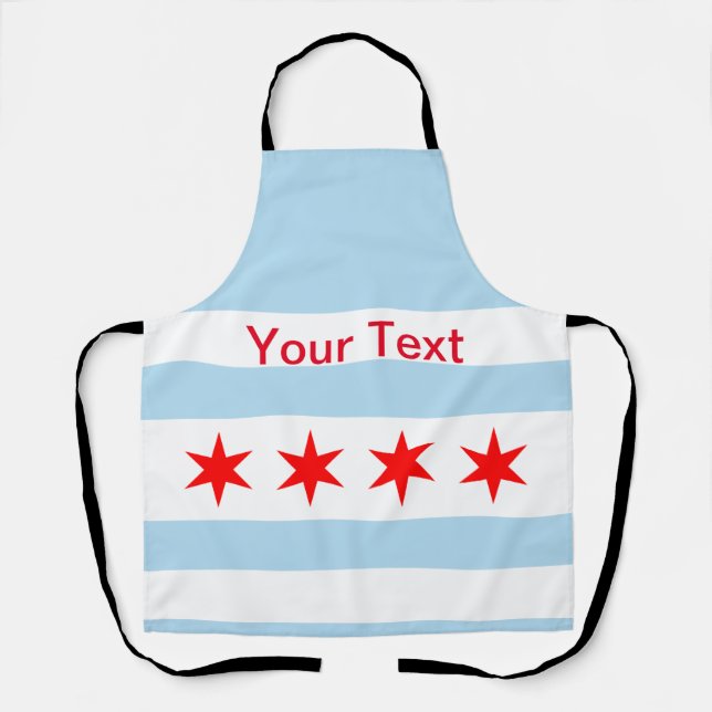 Flag of Chicago, Illinois  Apron (Front)