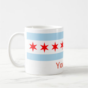 Flag of Chicago, Illinois Coffee Mug