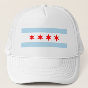 Flag of Chicago, Illinois Hat