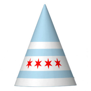 Flag of Chicago, Illinois Party Hat