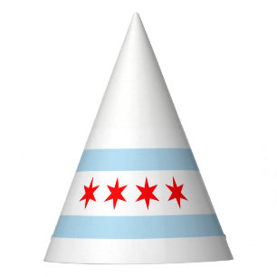 Flag of Chicago, Illinois Party Hat