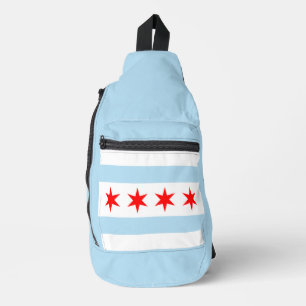 Flag of Chicago, Illinois  Sling Bag