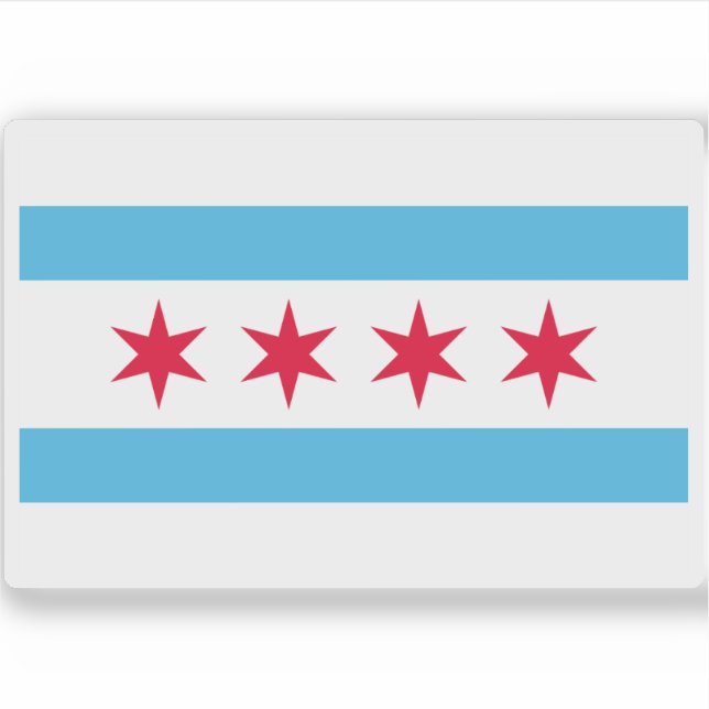 Flag of Chicago, Illinois, USA (Front)