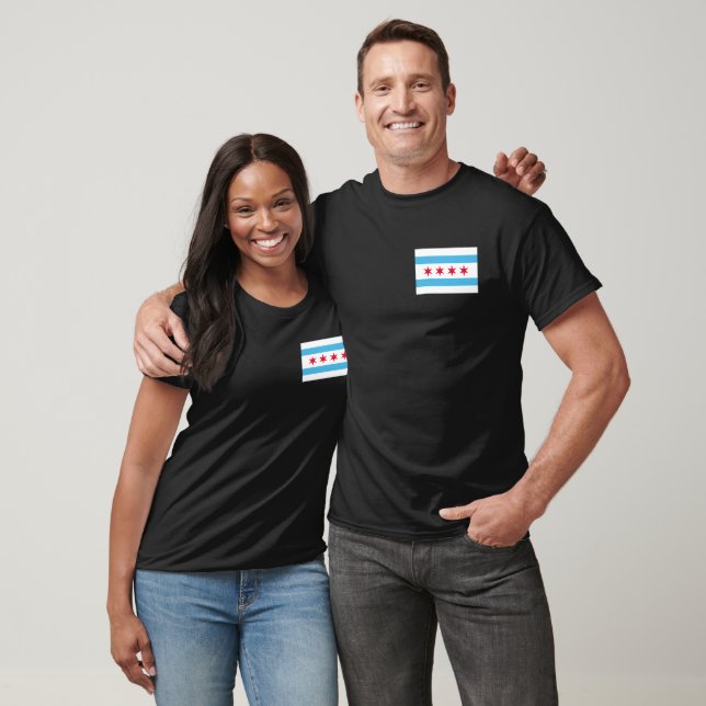 Flag of Chicago T-Shirt (Unisex)