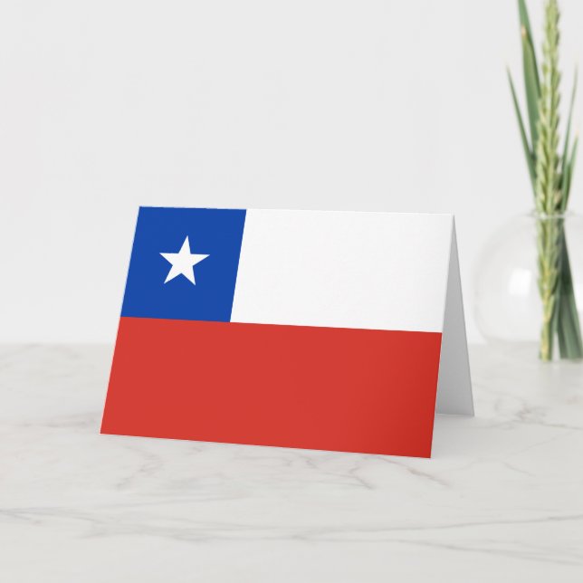 Flag of Chile Card (Front)