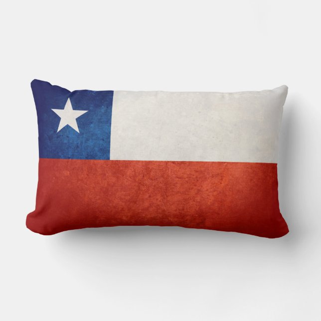 Flag of Chile Lumbar Cushion (Front)