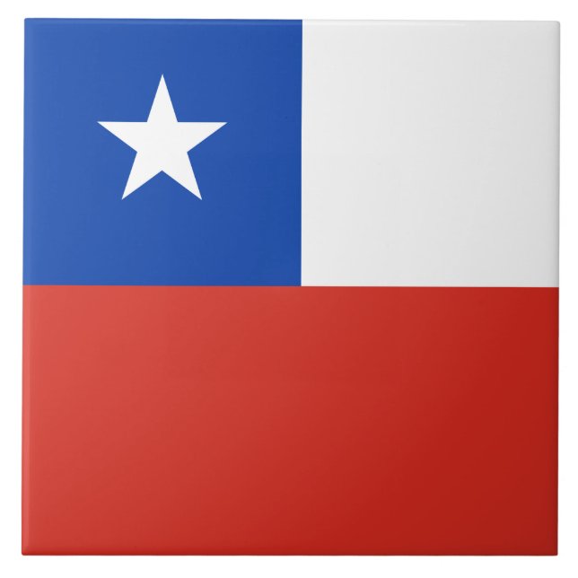 Flag of Chile Tile (Front)