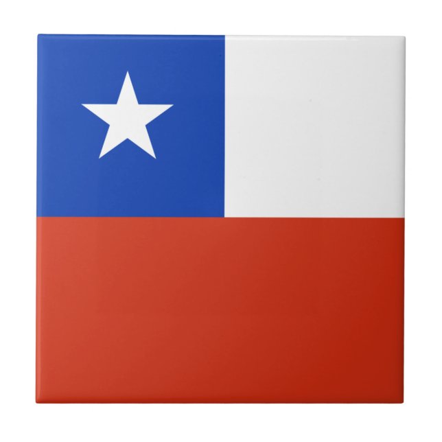 Flag of Chile Tile (Front)