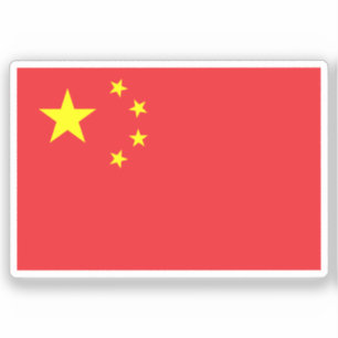 Flag of China custom-cut 